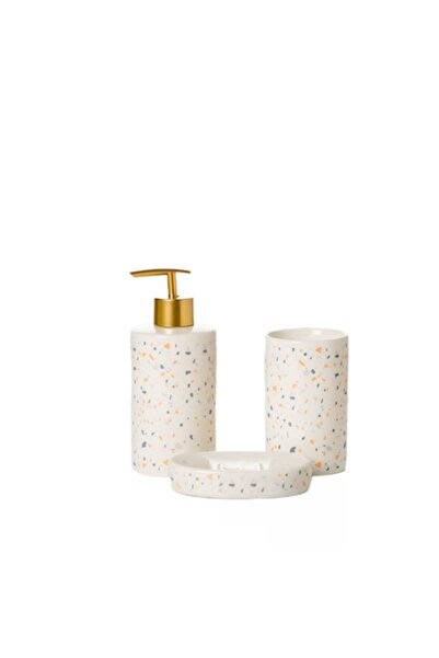 ANGMAD Set 3 piese baie portelan