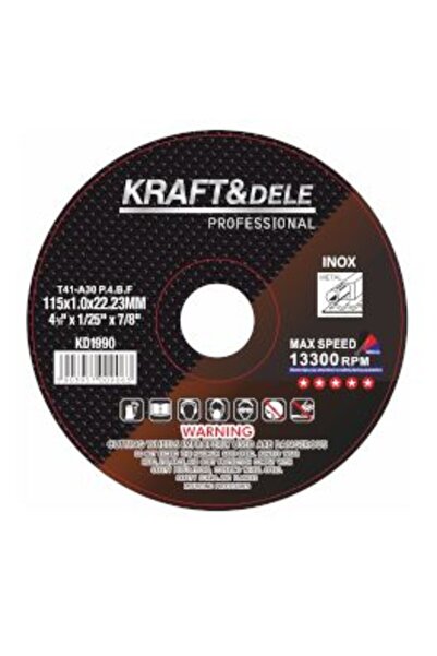 Kraft&dele Disc de tăiere metalic, Kraft&Dele, 115mm x 1mm, KD1990, 1 bucată