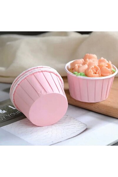 Çemrek Süs Parti Pembe Cup Cake Muffin Kabı 50 Adet