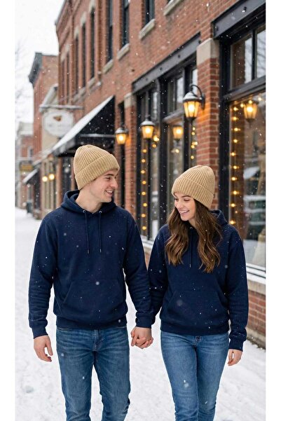LAGRANZE Dear Beanie Set – Unisex Winter Knitwear Beanie Set