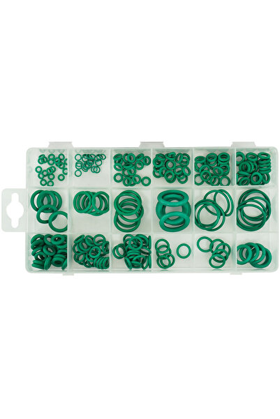 VERKE Set of 225 green rubber o-rings, VERKE, V06732