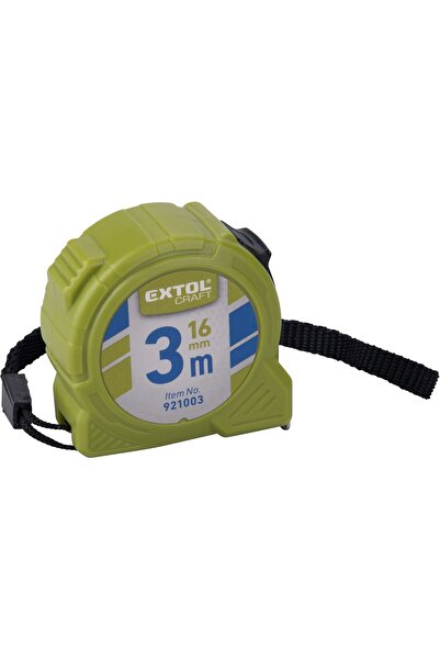 EXTOL CRAFT 3m tape measure, EXTOL PREMIUM, 921003, tape width 16mm