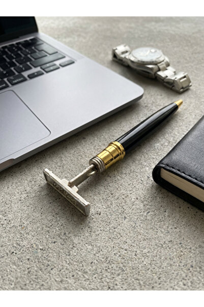Pen قلم ختم شخصي أسود VIP - قابل للتخصيص 0532400402