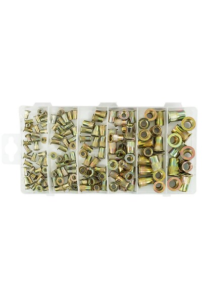 VERKE Set piulițe cu nituri, Verke, V06702, 150 buc