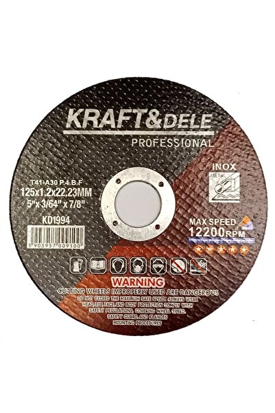 Kraft&dele Disc de tăiere metalic, Kraft&Dele, 125 mm x 1,2 mm, KD1994
