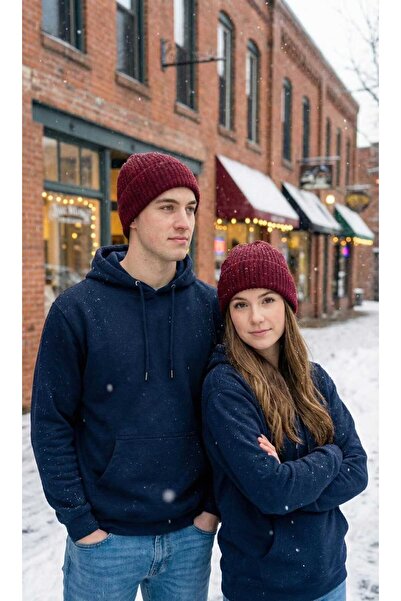 LAGRANZE Dear Beanie Set – Unisex Winter Knitwear Beanie Set