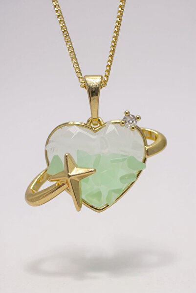 Zirona قلادة كوكب القلب