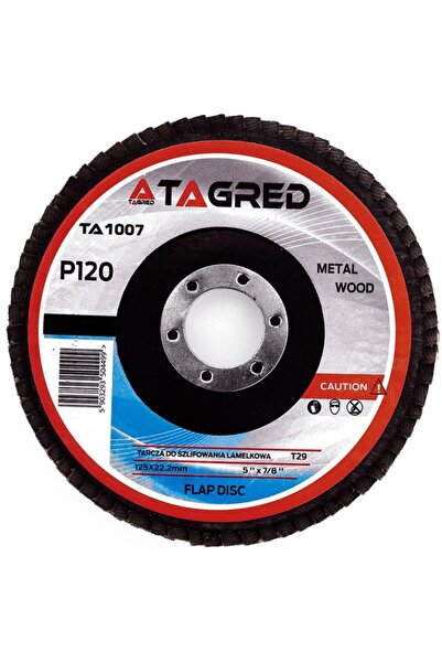 Tagred Professional Metal grinding disc, Tagred TA1007, 125mm/22.23mm, P120