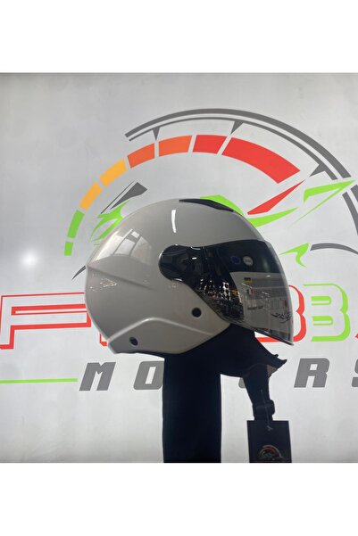 Sway FİBBA Sw 765 Gloss White Yarım Kask