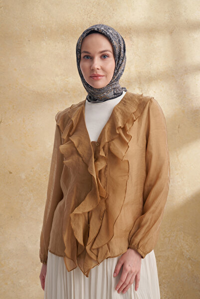 ARMANDA Floş Viscos Vintage Pattern Scarf