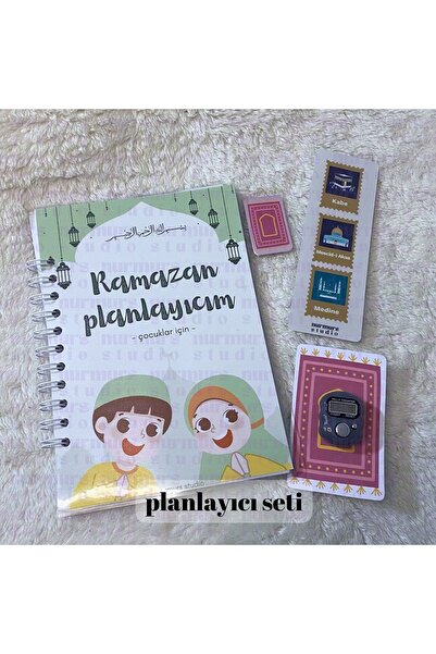 Nurmurs Çocuklar için Ramazan Planlayıcı Seti - Etkinlikli Ramazan planlayıcı...