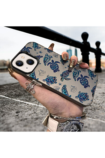 Caseji iPhone 15/14 Compatible Turtles Print Pattern Quality Luxury Phone Cas...