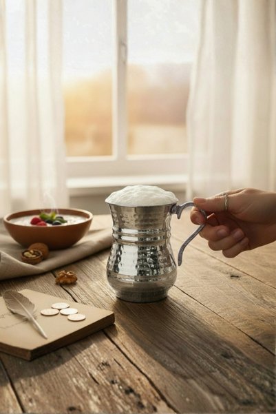 Yardımcı Bakır Since 1997 طقم أكواب عيران نحاسية مطروقة يدوياً، 6 قطع، بتصميم نوستالجي