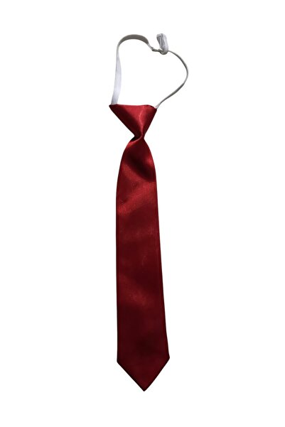 E-Giyimbank Boy's Elastic Tie, Satin Look, Adjustable, 3–7 Years Old