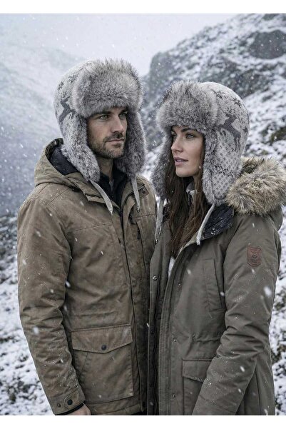 LAGRANZE Unisex Winter Hat with Earmuffs – Double Beanie Set