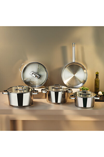 Aryıldız Zeus 9 Piece Cookware Set