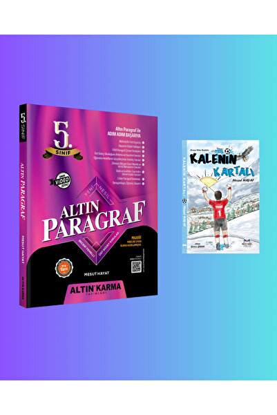 Altın Karma Yayınları 5.sınıf Paragraf Soru Bankası + Kalenin Kartalı Mesut H...