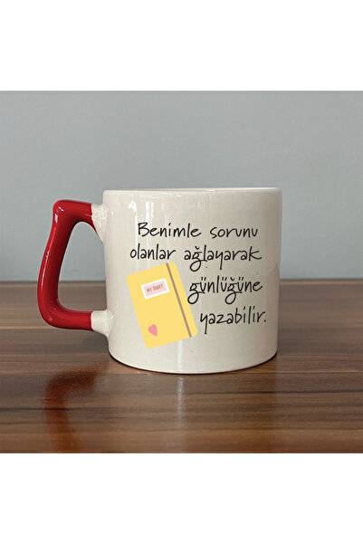 Kırtasiye Ofisi People Who Have Trouble with Me Cry Red Handle Prime Laf Sque...