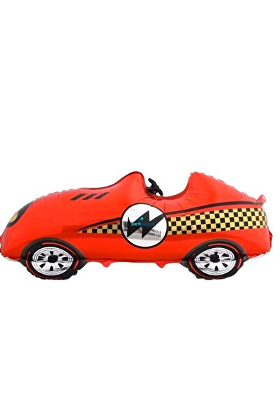 parti sürprizi Retro Red Color Race Car Shaped Foil Balloon 1 Piece