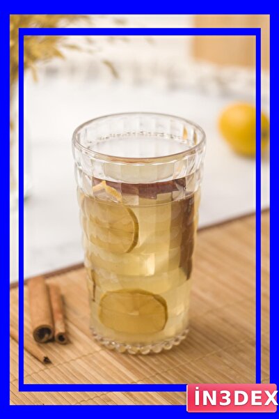 İN3DEX Kırılmaz Akrilik Su Bardağı Seti 750ml 6 Adet