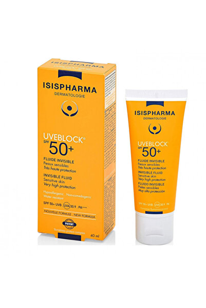 ISISPHARMA Fluid de protecție solară UVEBLOCK SPF 50+, 40 ml