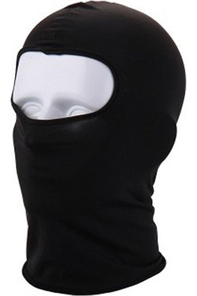 TAKIŞTIR Siyah Renk Kar Maskesi,Motorcu Maske/Balaklava