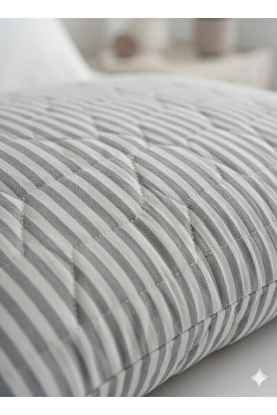 babadağ kolleksiyon Pillowcase Quilted Colorful Striped 50X70 Fluffy