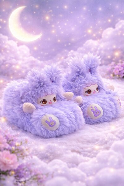 Twigy Cadou de Ziua Îndrăgostiților Papuci de pluș eleganti pentru femei