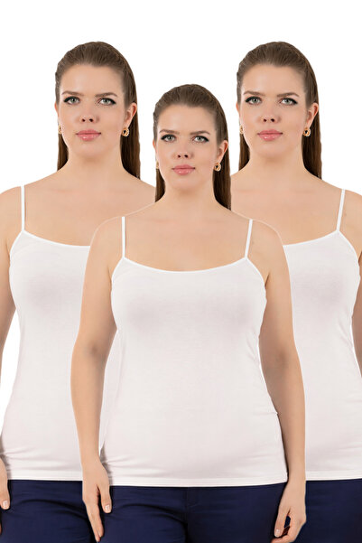 ÖZKAN underwear Özkan 25923 3 Pack Women's Viscose Rope Strap Bias Soft Thin ...