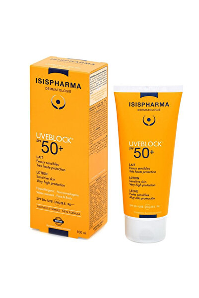 ISISPHARMA Loțiune hidratantă cu protecție solară UVEBLOCK 50+, 100 ml