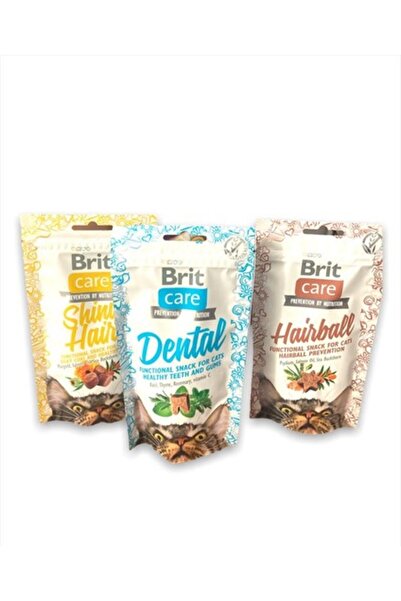 Brit Care Cat Snack ( Kedi Ödül Mamaları) 3x 50GR