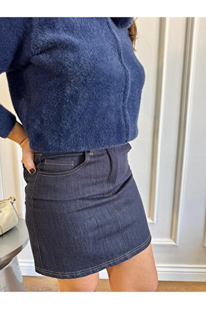 inmuse تنورة الدنيم الجينز الصغيرة