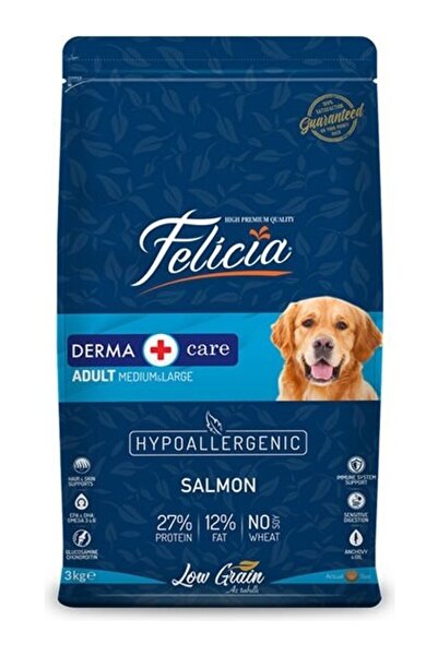 Felicia Düşük Tahıllı Hipoalerjenik Somonlu Orta ve Büyük Irk Yetişkin Köpek ...