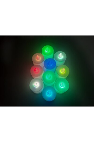 bidevre MUM KANDİL,PLASTİK LEDLİ, PİLLİ, RGB DEĞİŞEN RENK
