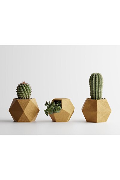 Sani Set of 3 pots, Atina, 104 x 119 x 80 / 110 x 105 x 80 / 99 x 94 x 80 mm,...