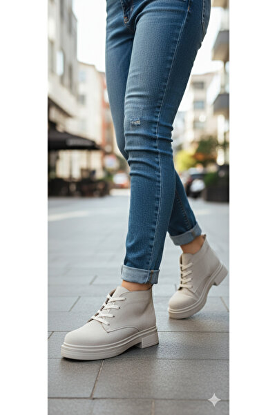 bot Kadın kısa ayakkabı süet