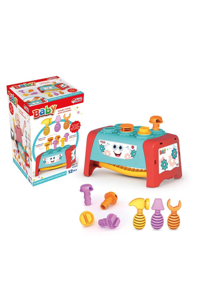 DEDE Eğitici Tamir Seti Bultak Çanta - Tak-Çak Oyuncak - Bebek Oyuncağı - Çek...