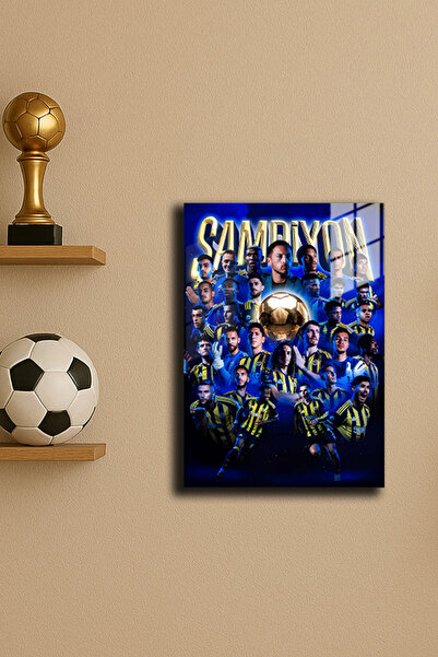 EABASKI Fanatikler için Sarı-Lacivert Baskılı Metal Poster 14 , Spor, Fanatik...