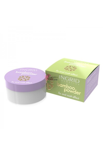 INGRID Transparent powder for face with bamboo 8g, art 31334