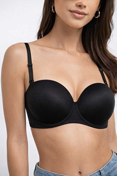 NORMBODY Supported and Padded Bra with Removable Adjustable Straps (Wired Agr...