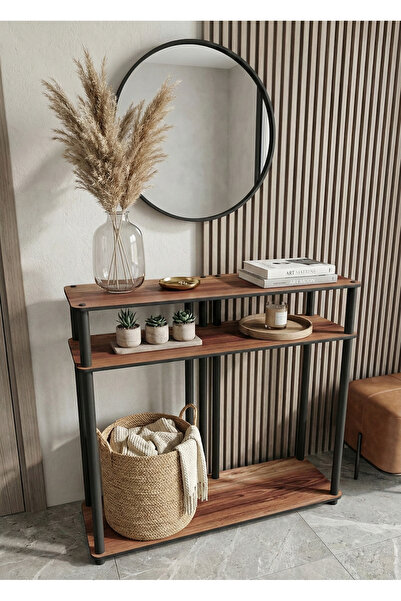 RAVILO Garcia Dekoratif Raflı Dresuar Ceviz