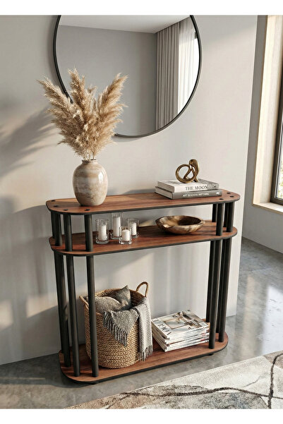 RAVILO Cruise Dekoratif Raflı Dresuar Ceviz