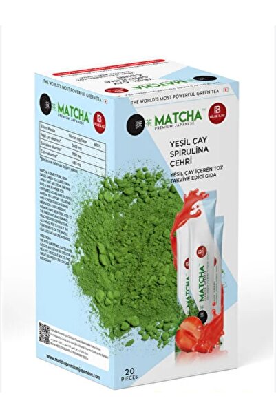 Bilge İlaç Matcha Premium Japanese Bilge İlaç Çilek Aromalı Matcha Çayı