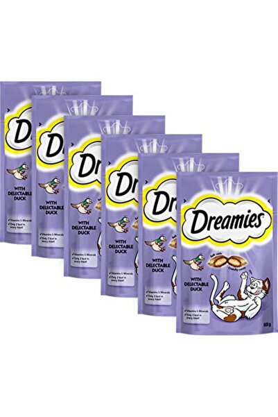 Dreamies Ördekli Kedi Ödül Maması 60 Gr x 6 Adet