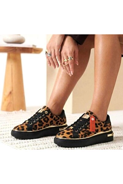 Kuum London K732513 Leopard Patterned Sneaker Sports Shoes