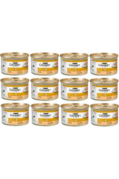 Gourmet Gold Gourmet Proplan Kıyılmış Hindili Kedi Konservesi 85 gr x 12 Adet...