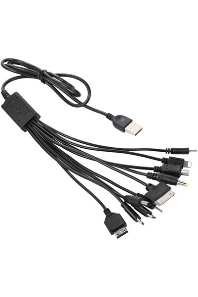 The Bros كابل متعدد الوظائف عالمي 10 في 1، مناسب لشاحن USB، والهاتف المحمول، ...