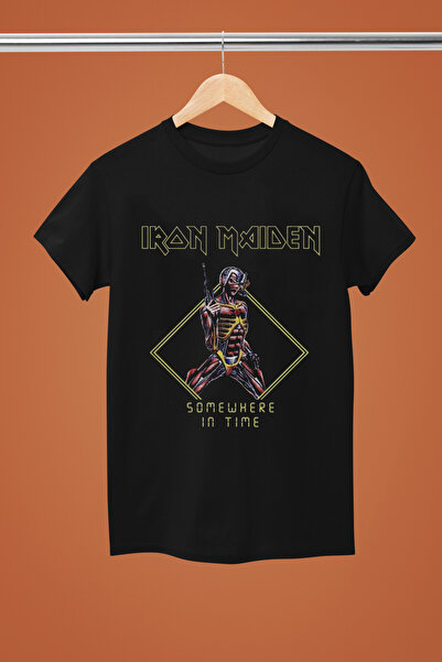 MAGORS TRIUC ROCK REGULAR MÂNĂ SCURTĂ BUMBAC IMPRIMAT IRON MAIDEN