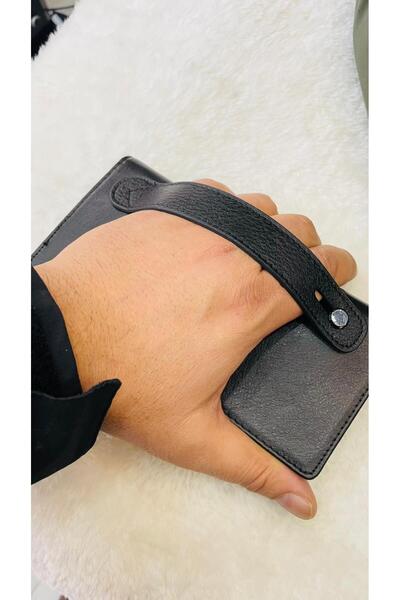 BLACK Unisex Phone Eye Leather Cüzan