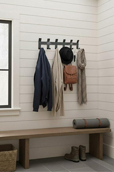 Milonsa Metal Wall Hanger 6-Piece Coat Rack & Towel Holder & Hanger |   Decor...
